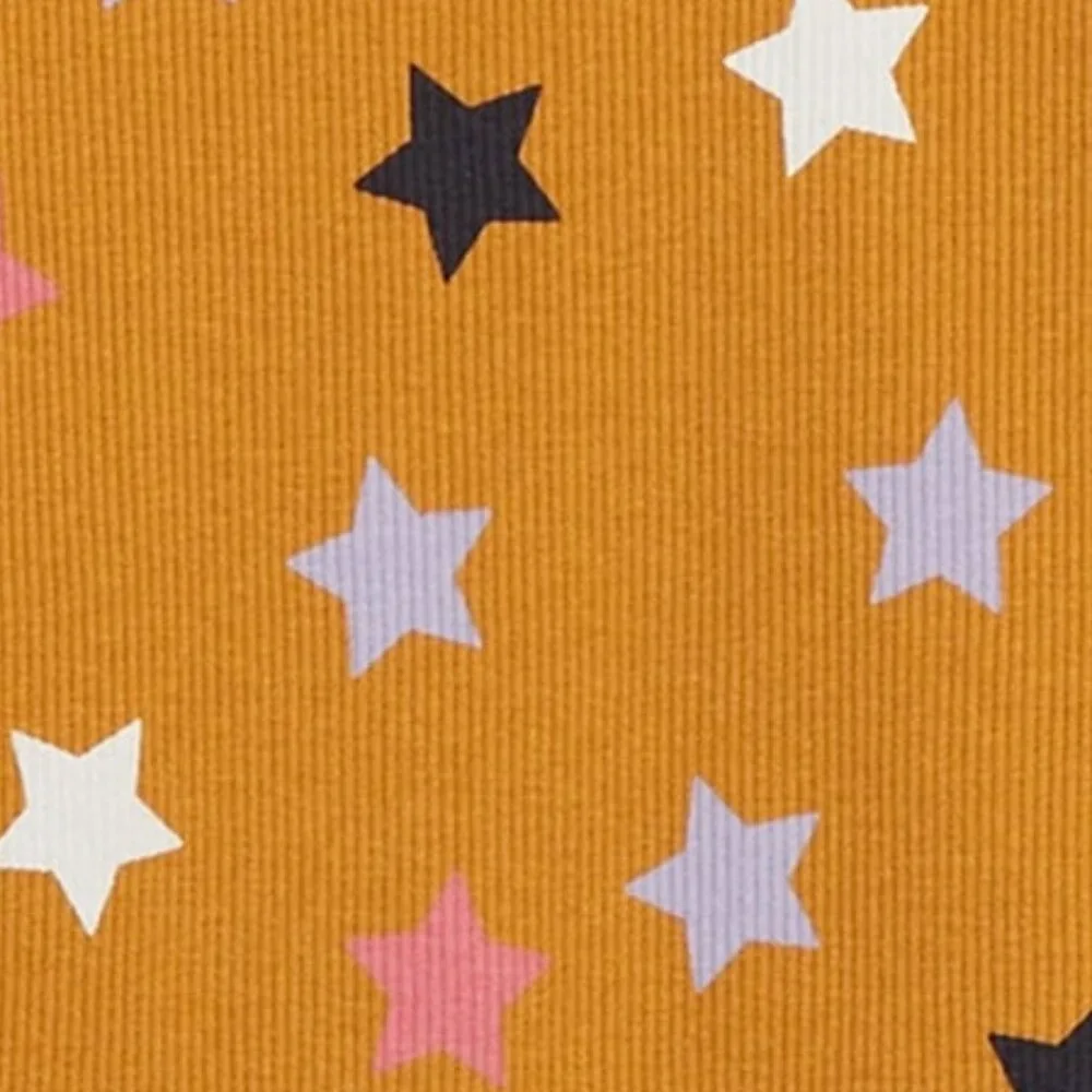 GAP GapBaby Toddler Girls Ribbed Star Print Long Sleeve Tee